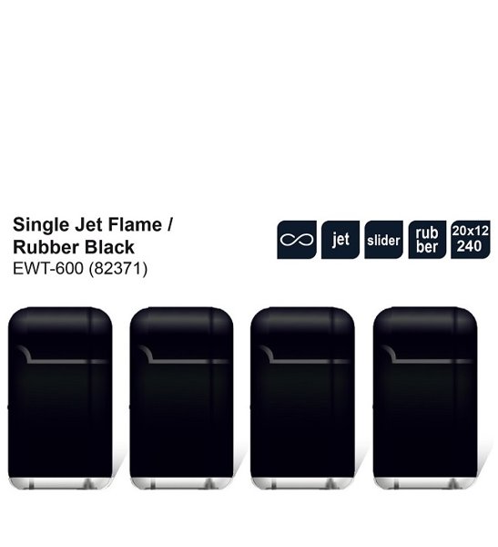 Зажигалки Pride Rubber Black/Color 1/50/1000