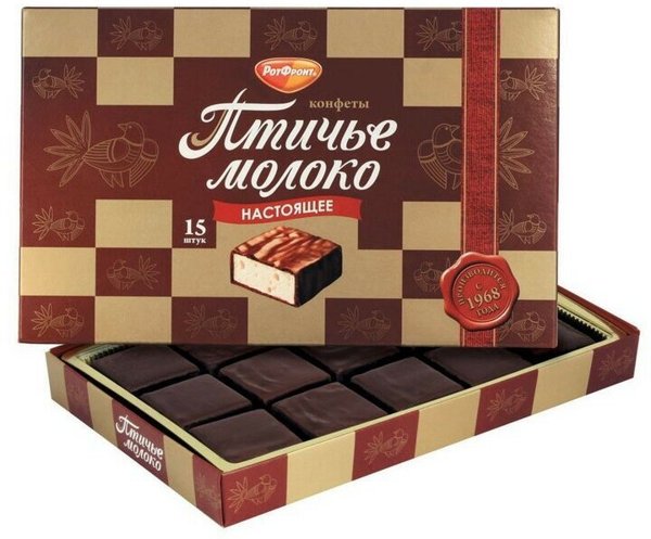 Конф "Птичье молоко" сливоч-ваниль 4кг