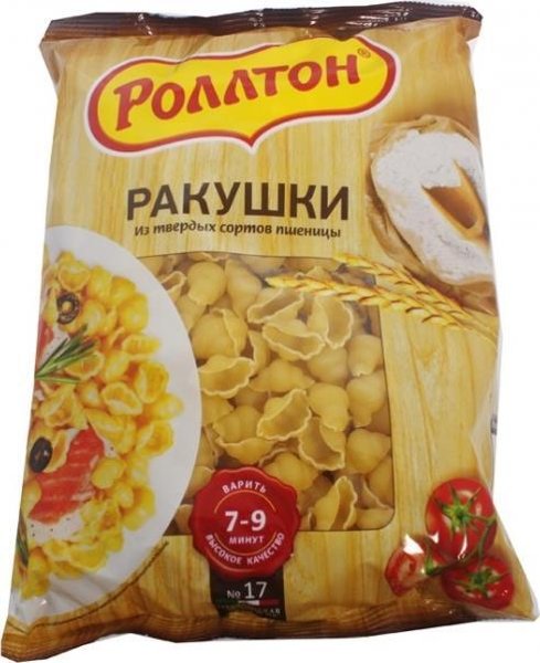 Мак.изд. Роллтон Ракушки 400г*14 (20011784)