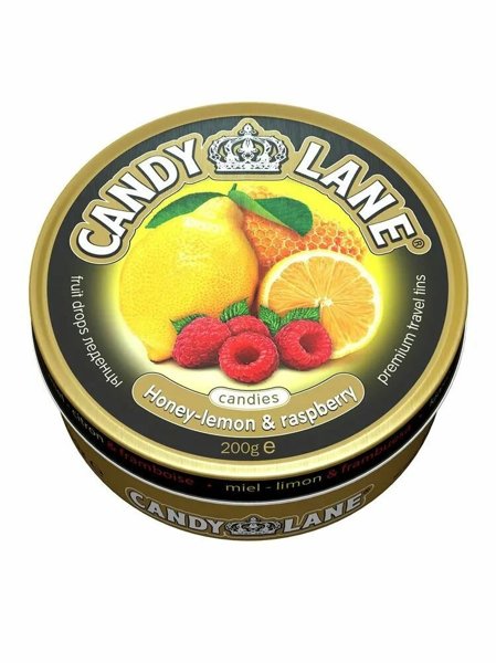 Candy Lane леденцы мед-лимон-малина ж/б 200гр*6шт/4, шт