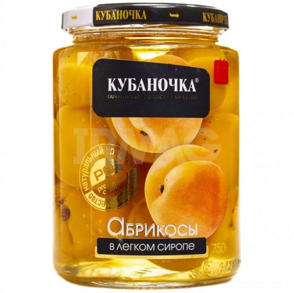 Компот Кубаночка Абрикос 520г 1/12