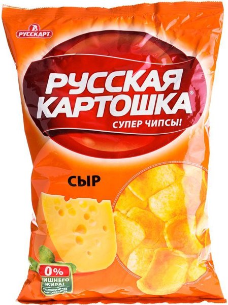 Чипсы 140г. "Русская Картошка" Сыр *9, шт