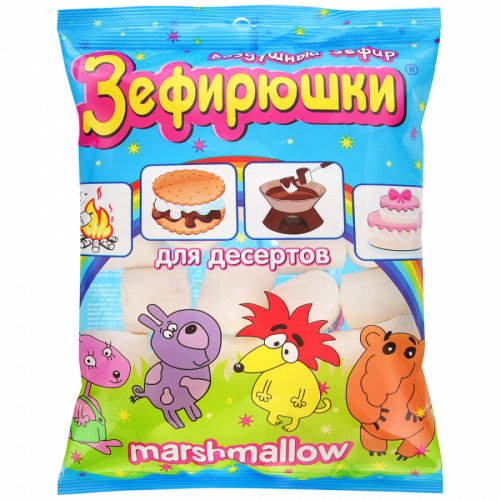 Зефирюшки воздуш.зефир для десертов 125гр*10, шт