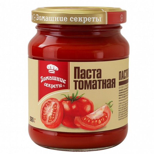 Томатная паста Домашние секреты 500г ТУ Краснодар 1/12