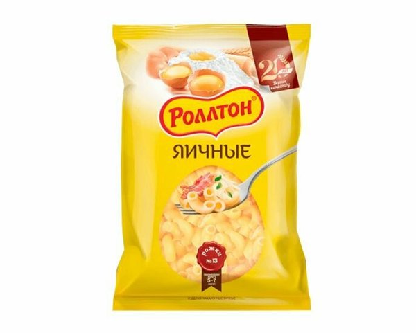 Мак.изд. Роллтон Рожки Яичные 400г*16 (20012016)