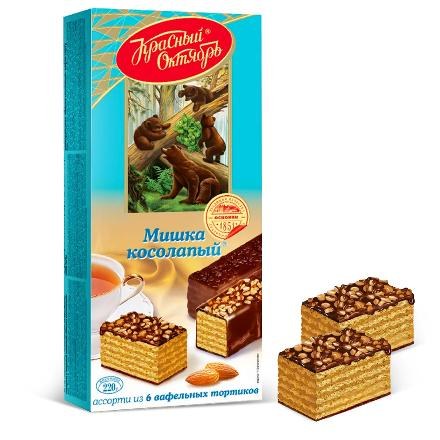 Ваф торт "Мишка косолапый" 220г *6