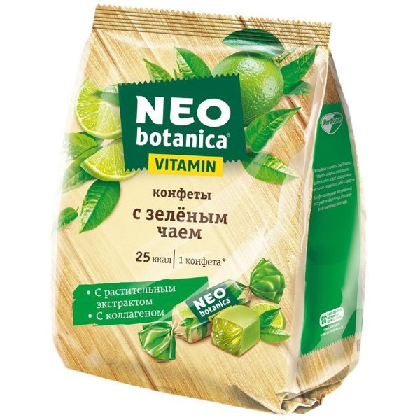 Конф "Neo-bot" VITAMIN с зеленым чаем 200г *10