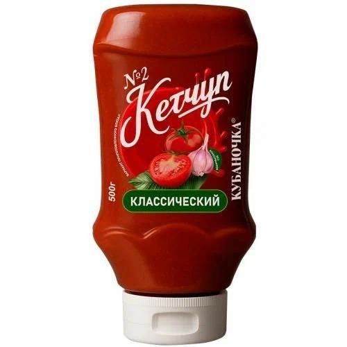 Кетчуп Кубаночка №1 Фирменный 260г ПЭТ 1/8