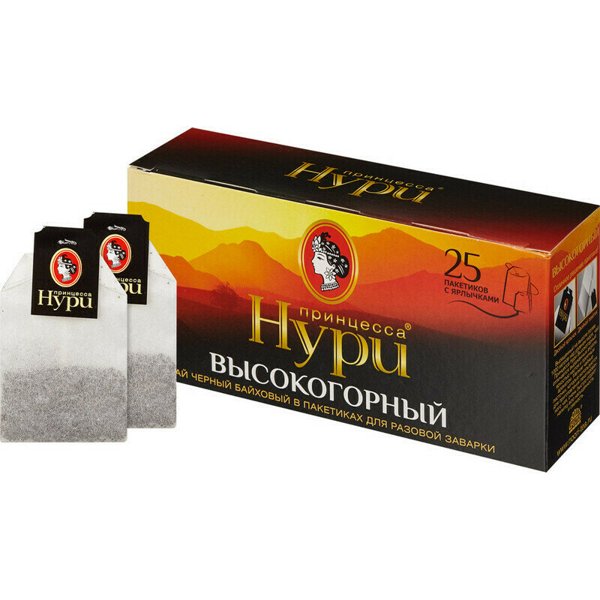 Чай Принцесса Нури Высокогорный пак 2г*50шт*18 (0199-18), шт