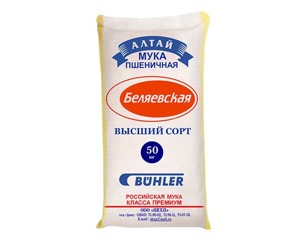 Мука 50кг Беляевская в/сорт