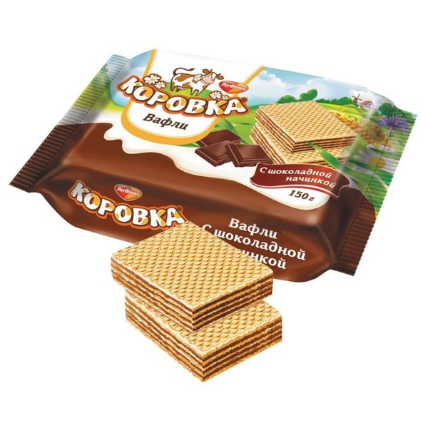Ваф "Коровка" с шок начин 300г