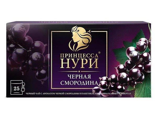 Чай Принцесса Нури фрукт.Черная смор. пак 1,5г*25шт*18 (0254-18-1), шт